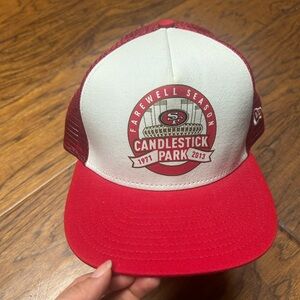 New era Candlestick Park SF 49er Farewell Season 13’ Trucker Hat